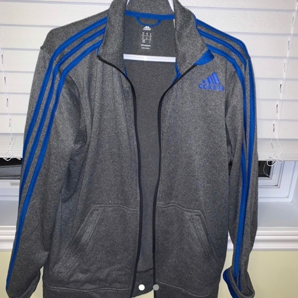 Gray climawarm adidas jacket size men’s M - Picture 1 of 2